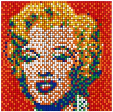 Invader - Rubik Shot Red Marilyn